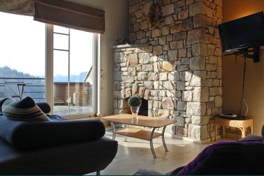 3-Sterne-Ferienvermietung mit Blick auf den Stausee von Robertville