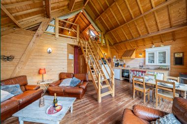 Comfortable wooden holiday home in Stoumont in the Ardennes