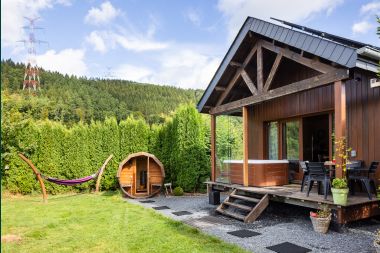 Romantic chalet in Trois-Ponts for a family or 4 people.