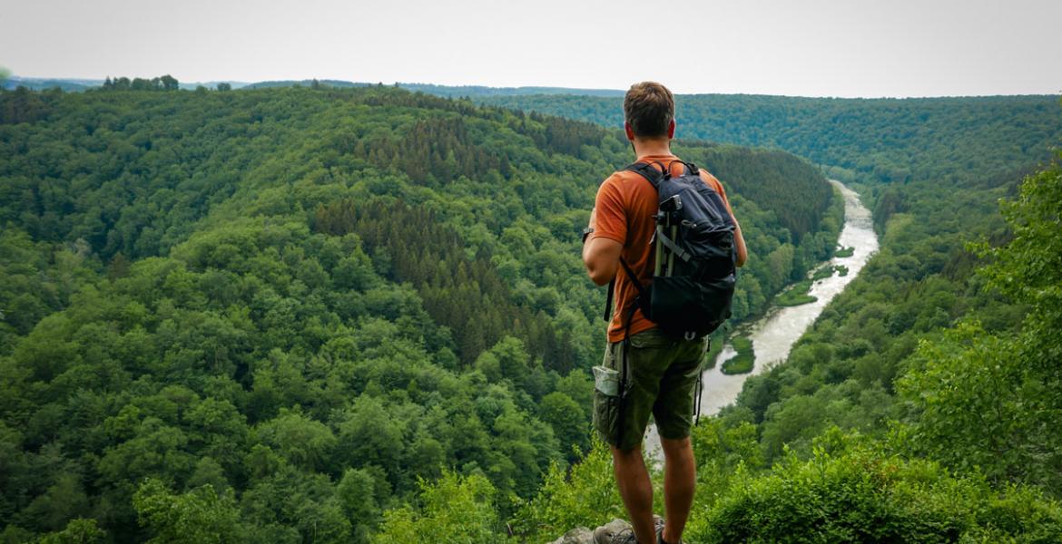 Rocher du chat in de Ardennen