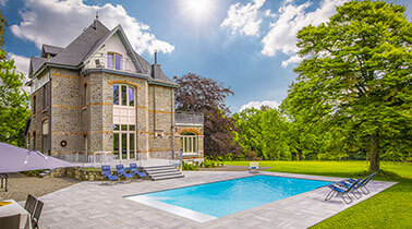                                                      Plons in het  buitenzwembad                                                                           