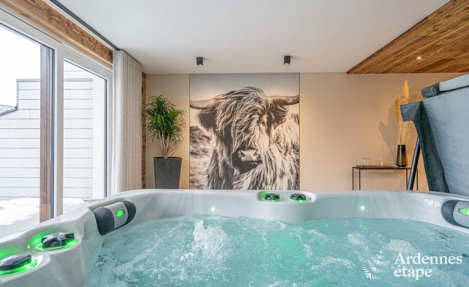 Luxueus vakantieappartement in Amel voor 2 personen: romantisch verblijf met jacuzzi en sauna in de Ardennen