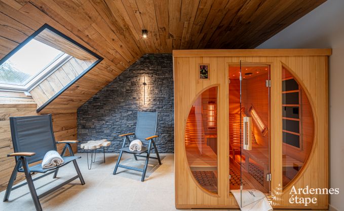 Luxeappartement in Amel: romantisch verblijf voor 4 personen met sauna en jacuzzi in de Ardennen