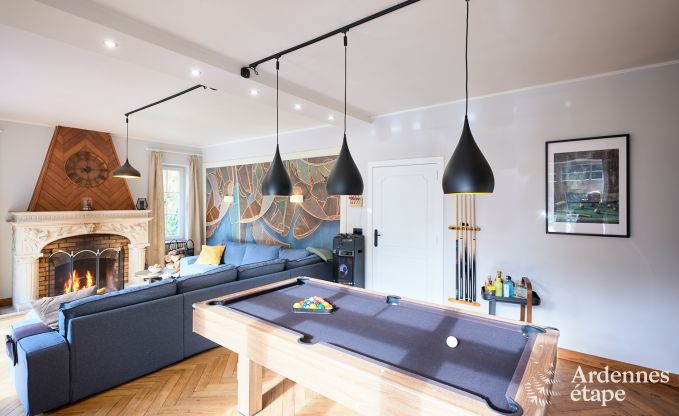 Luxevilla met zwembad en tennisbaan voor 14 personen in Anhe, gelegen in de vallei van de Moligne