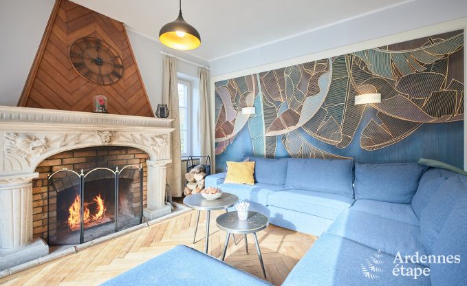 Luxevilla met zwembad en tennisbaan voor 14 personen in Anhe, gelegen in de vallei van de Moligne