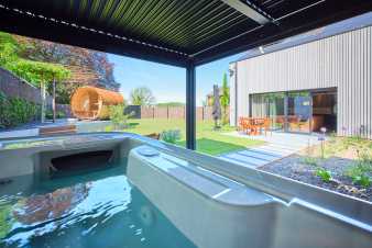 Unieke luxe vakantiewoning voor 2 in Aubel met jacuzzi, sauna en prachtig uitzicht