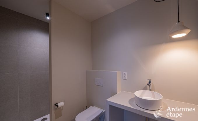 Ruime vakantiewoning aan het water in Aubel voor 21 personen met 9 slaap- en badkamers, binnenzwembad en priv�tuin