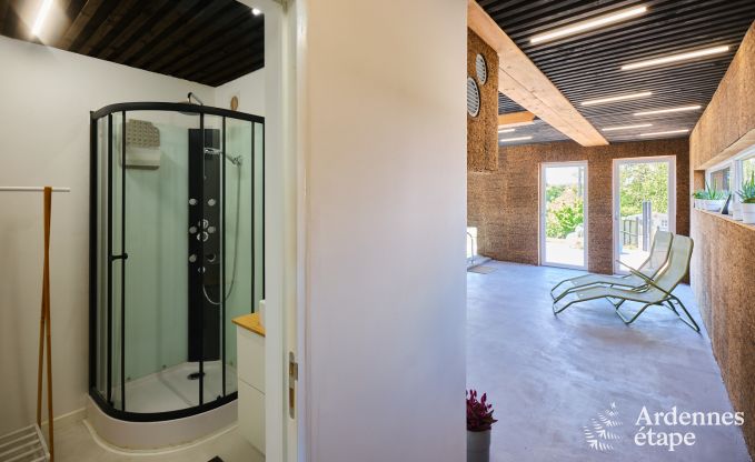 Ruime villa voor 9 personen in Baillonville met binnenzwembad en jacuzzi