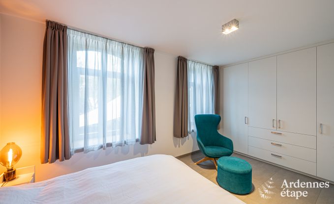 Appartement voor 4 personen in Barvaux: moderne accommodatie met sauna, tuin en babybedje