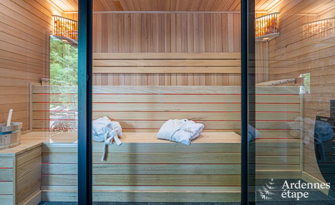 Romantische vakantiewoning voor 2 personen in Beauraing met zwembad, sauna en jacuzzi