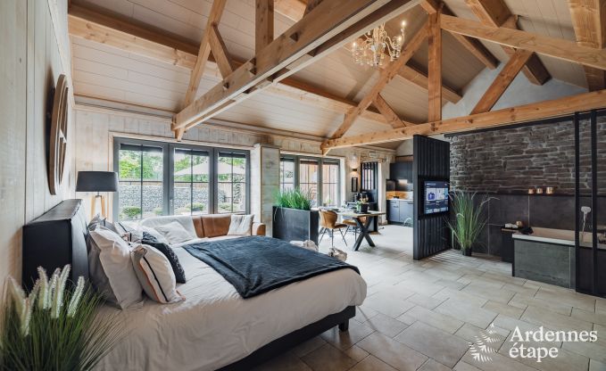 Romantische vakantiewoning voor 2 personen in Beauraing met zwembad, sauna en jacuzzi