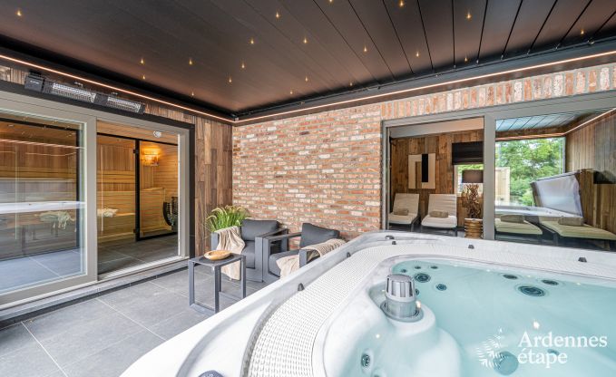 Romantische vakantiewoning voor 2 personen in Beauraing met zwembad, sauna en jacuzzi