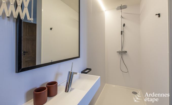 Prachtig kasteel in Bertrix: accommodatie voor 20 personen met binnenzwembad, jacuzzi en infraroodcabine