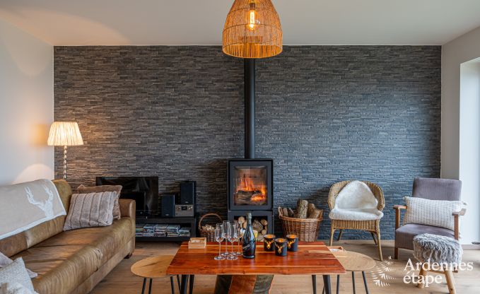 Vakantiewoning in Bivre: huisdiervriendelijk comfort voor 12 personen met sauna  in de Ardennen