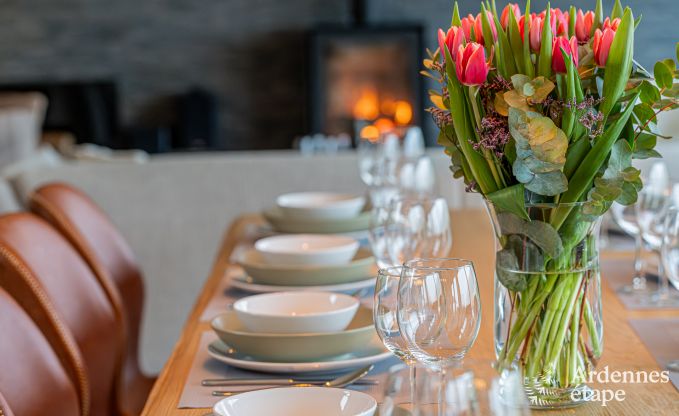 Vakantiewoning in Bivre: huisdiervriendelijk comfort voor 12 personen met sauna  in de Ardennen