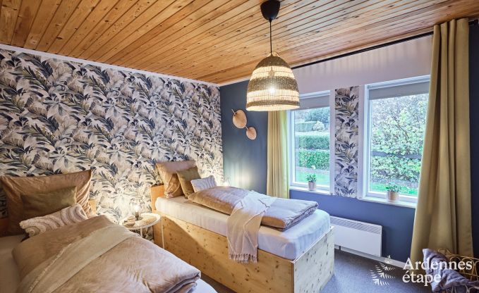 Gezellige chalet in Burg-Reuland: perfect vakantiehuis voor 6 personen met sauna en privtuin in de Oostkantons