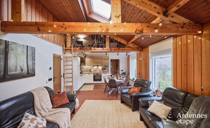 Gezellige chalet in Burg-Reuland: perfect vakantiehuis voor 6 personen met sauna en privtuin in de Oostkantons