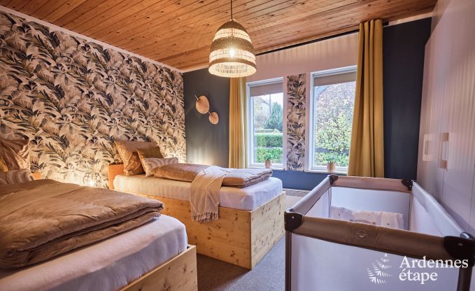 Gezellige chalet in Burg-Reuland: perfect vakantiehuis voor 6 personen met sauna en privtuin in de Oostkantons