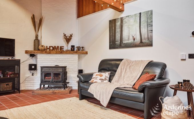 Gezellige chalet in Burg-Reuland: perfect vakantiehuis voor 6 personen met sauna en privtuin in de Oostkantons