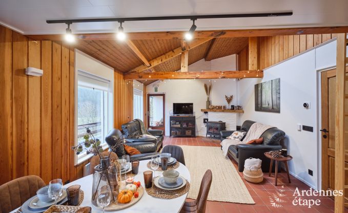 Gezellige chalet in Burg-Reuland: perfect vakantiehuis voor 6 personen met sauna en privtuin in de Oostkantons