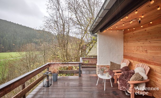 Gezellige chalet in Burg-Reuland: perfect vakantiehuis voor 6 personen met sauna en privtuin in de Oostkantons