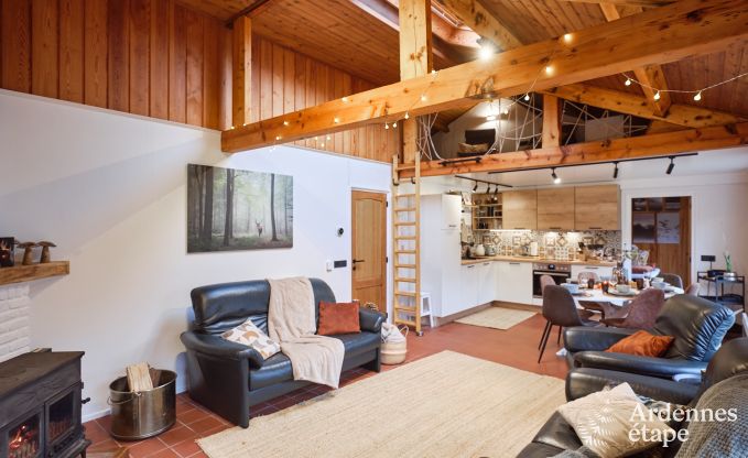 Gezellige chalet in Burg-Reuland: perfect vakantiehuis voor 6 personen met sauna en privtuin in de Oostkantons