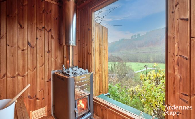 Gezellige chalet in Burg-Reuland: perfect vakantiehuis voor 6 personen met sauna en privtuin in de Oostkantons