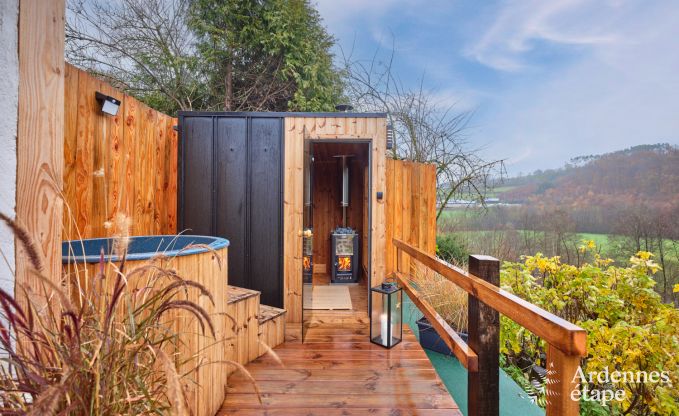 Gezellige chalet in Burg-Reuland: perfect vakantiehuis voor 6 personen met sauna en privtuin in de Oostkantons