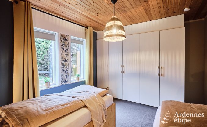 Gezellige chalet in Burg-Reuland: perfect vakantiehuis voor 6 personen met sauna en privtuin in de Oostkantons