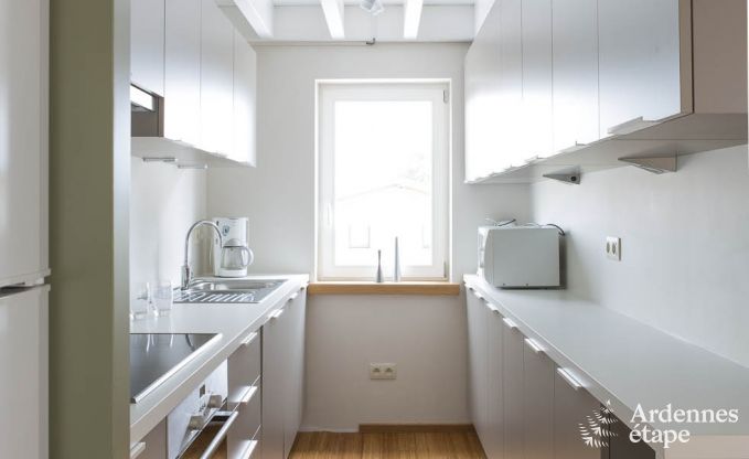 Ruim vakantieappartement voor 12 personen met 5 slaapkamers en gedeelde priv�tuin en wellness in Butgenbach