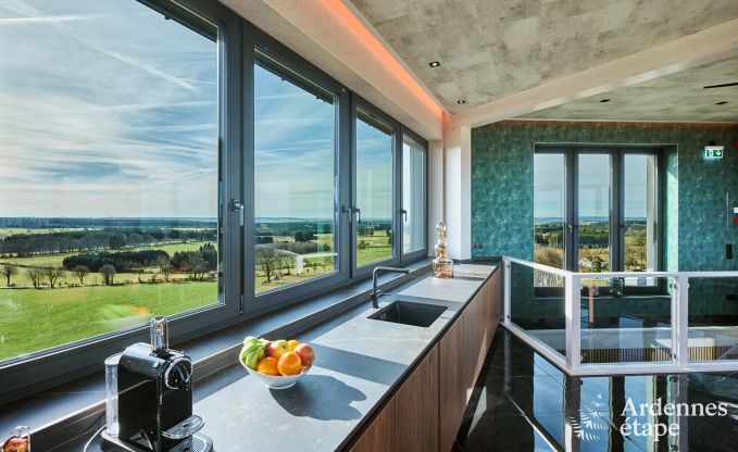 Luxe vakantiehuis in Butgenbach: watertoren met sauna, bubbelbad en panoramisch uitzicht voor 6 personen