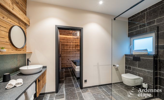 Ruime en luxueuze villa voor 14 personen met binnenzwembad in de Hoge Venen