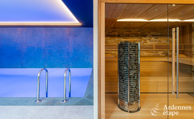 Ruime en luxueuze villa voor 14 personen met binnenzwembad in de Hoge Venen