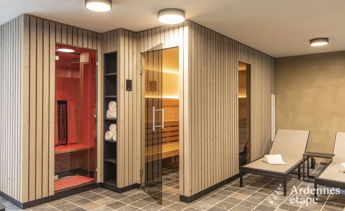 Uitzonderlijke vakantievilla voor 16 personen met binnenzwembad in de Hoge Venen