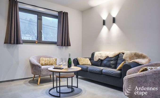 Vakantiewoning in het hart van Coo: modern comfort voor 5 personen met tuin en hond welkom