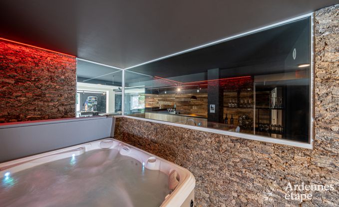 Luxe villa Daverdisse, 10 slaapkamers, 9 badkamers, zwembad, jacuzzi, sauna, speelruimte, nabij bos en rivier