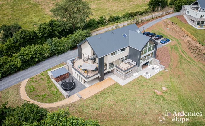 Luxe villa Daverdisse, 10 slaapkamers, 9 badkamers, zwembad, jacuzzi, sauna, speelruimte, nabij bos en rivier
