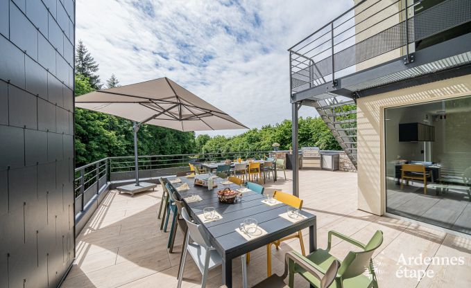 Luxe villa Daverdisse, 10 slaapkamers, 9 badkamers, zwembad, jacuzzi, sauna, speelruimte, nabij bos en rivier