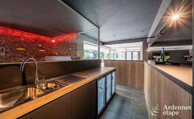 Luxe villa Daverdisse, 10 slaapkamers, 9 badkamers, zwembad, jacuzzi, sauna, speelruimte, nabij bos en rivier