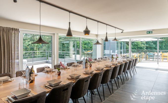 Luxe villa Daverdisse, 10 slaapkamers, 9 badkamers, zwembad, jacuzzi, sauna, speelruimte, nabij bos en rivier