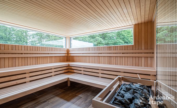 Luxe villa Daverdisse, 10 slaapkamers, 9 badkamers, zwembad, jacuzzi, sauna, speelruimte, nabij bos en rivier