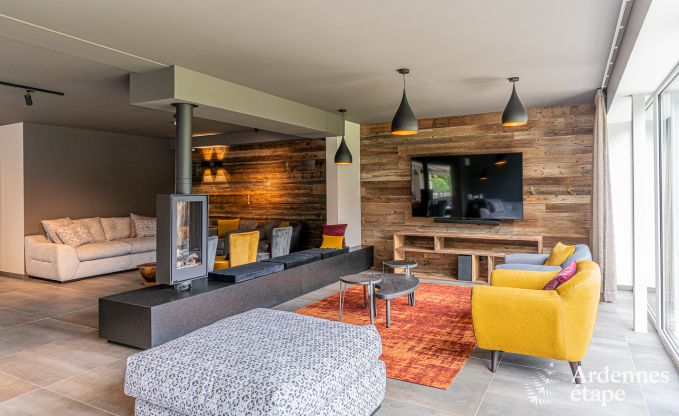 Luxe villa Daverdisse, 10 slaapkamers, 9 badkamers, zwembad, jacuzzi, sauna, speelruimte, nabij bos en rivier