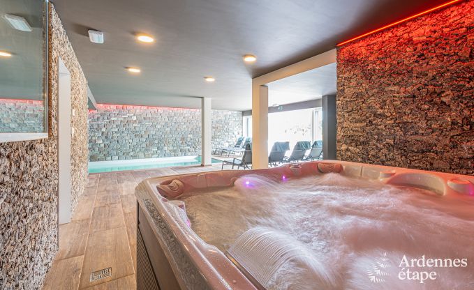 Luxe villa Daverdisse, 10 slaapkamers, 9 badkamers, zwembad, jacuzzi, sauna, speelruimte, nabij bos en rivier