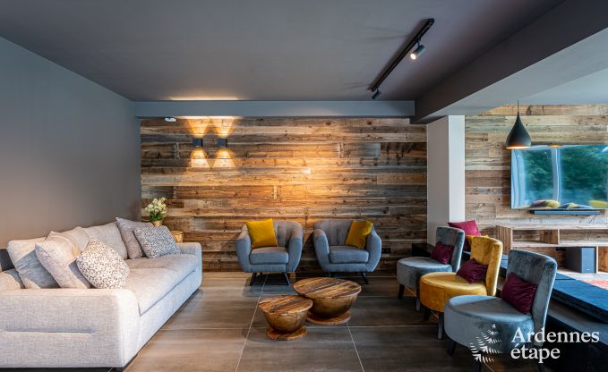 Luxe villa Daverdisse, 10 slaapkamers, 9 badkamers, zwembad, jacuzzi, sauna, speelruimte, nabij bos en rivier