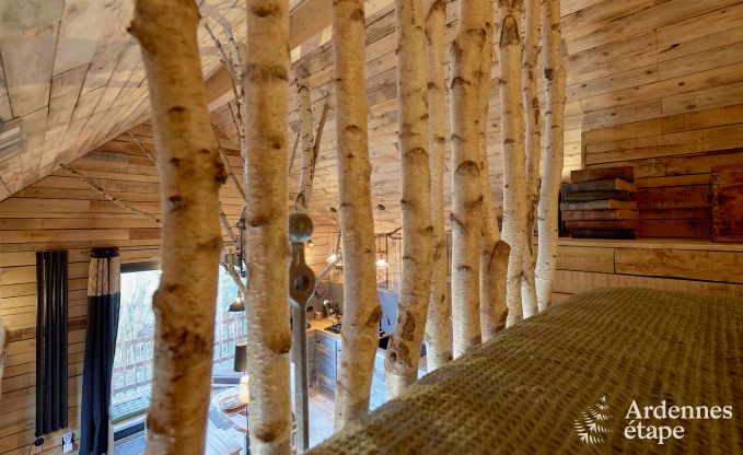 Romantische chalet Doische: handgemaakt, houtkachel, privtuin, geschikt voor 2 personen