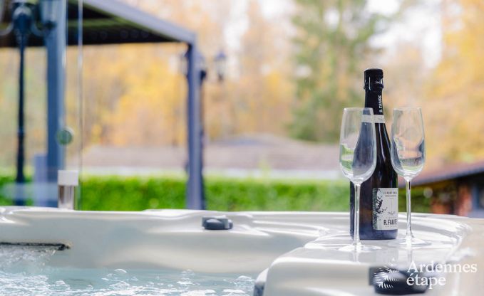 Ruim vakantiehuis bij Durbuy voor 9 personen met overdekte jacuzzi, omheinde tuin en speelruimte
