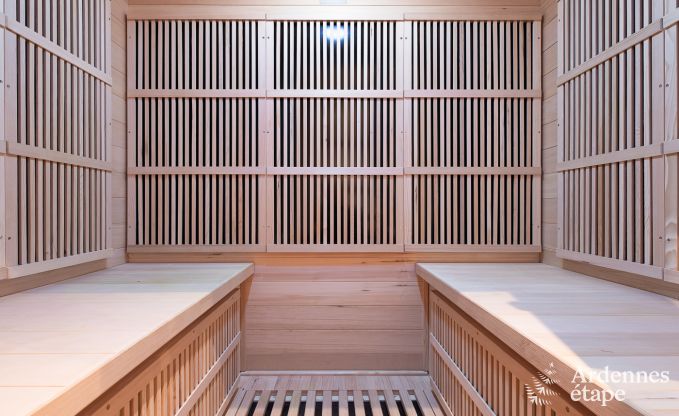 Chalet in Durbuy met sauna en kicker voor 8 personen in de Ardennen