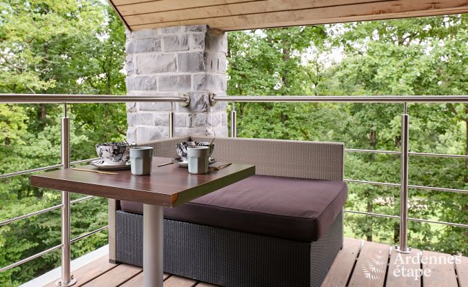 Luxevilla in Durbuy voor 8 personen met jacuzzi, sauna, overdekt terras en privtuin