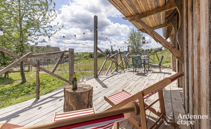 Uniek verblijf voor 2 personen in Durbuy met houtpelletkachel, barbecue en priv�tuin
