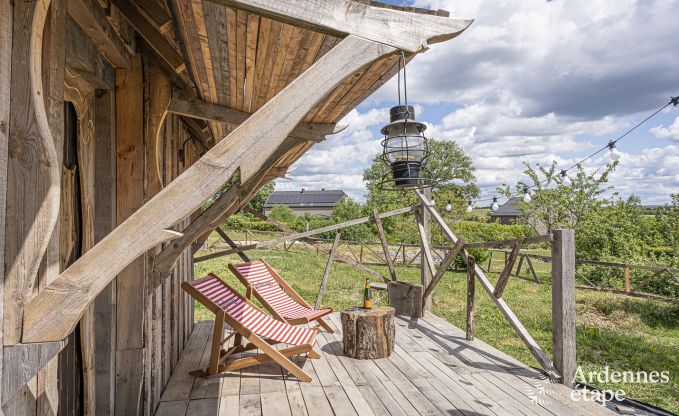 Uniek verblijf voor 2 personen in Durbuy met houtpelletkachel, barbecue en priv�tuin